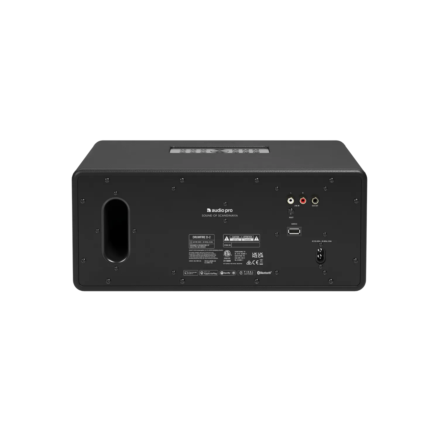 Audio Pro D-2 enceinte Wi-Fi multiroom noire