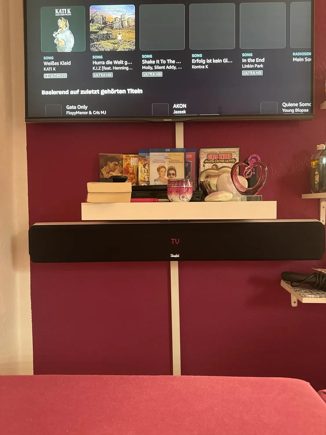 Teufel ULTIMA Cinebar Ultima barre de son blanche 380 W
