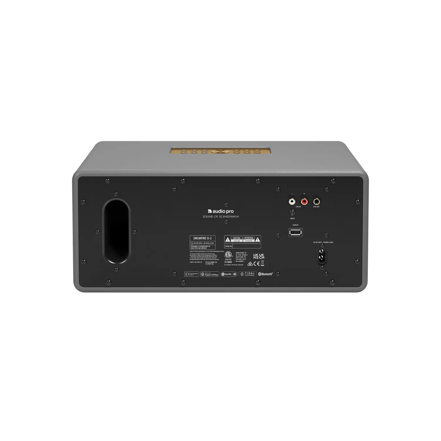 Audio Pro D-2 enceinte Wi-Fi multiroom noire