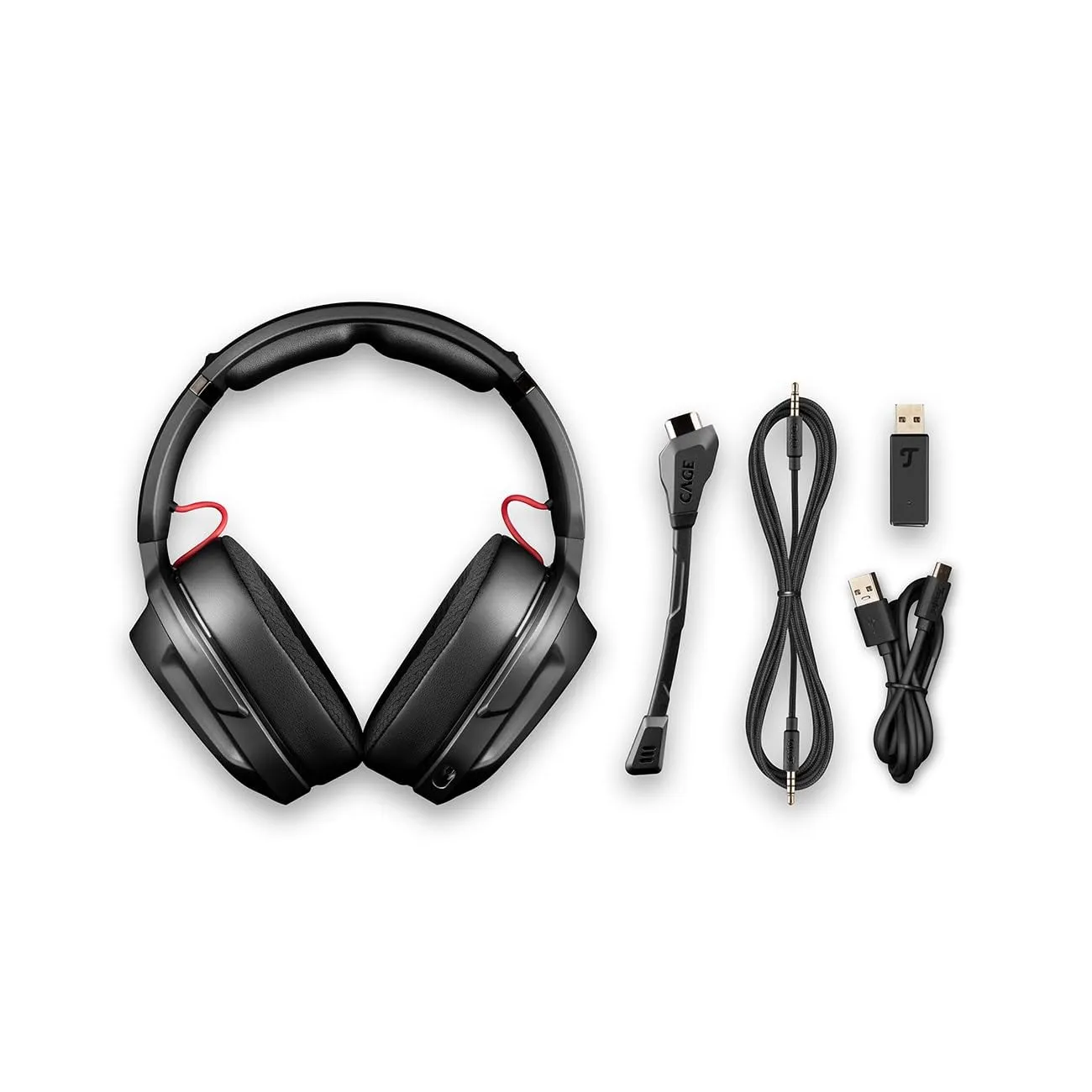 Teufel CAGE PRO casque gaming sans fil noir Bluetooth 68 h