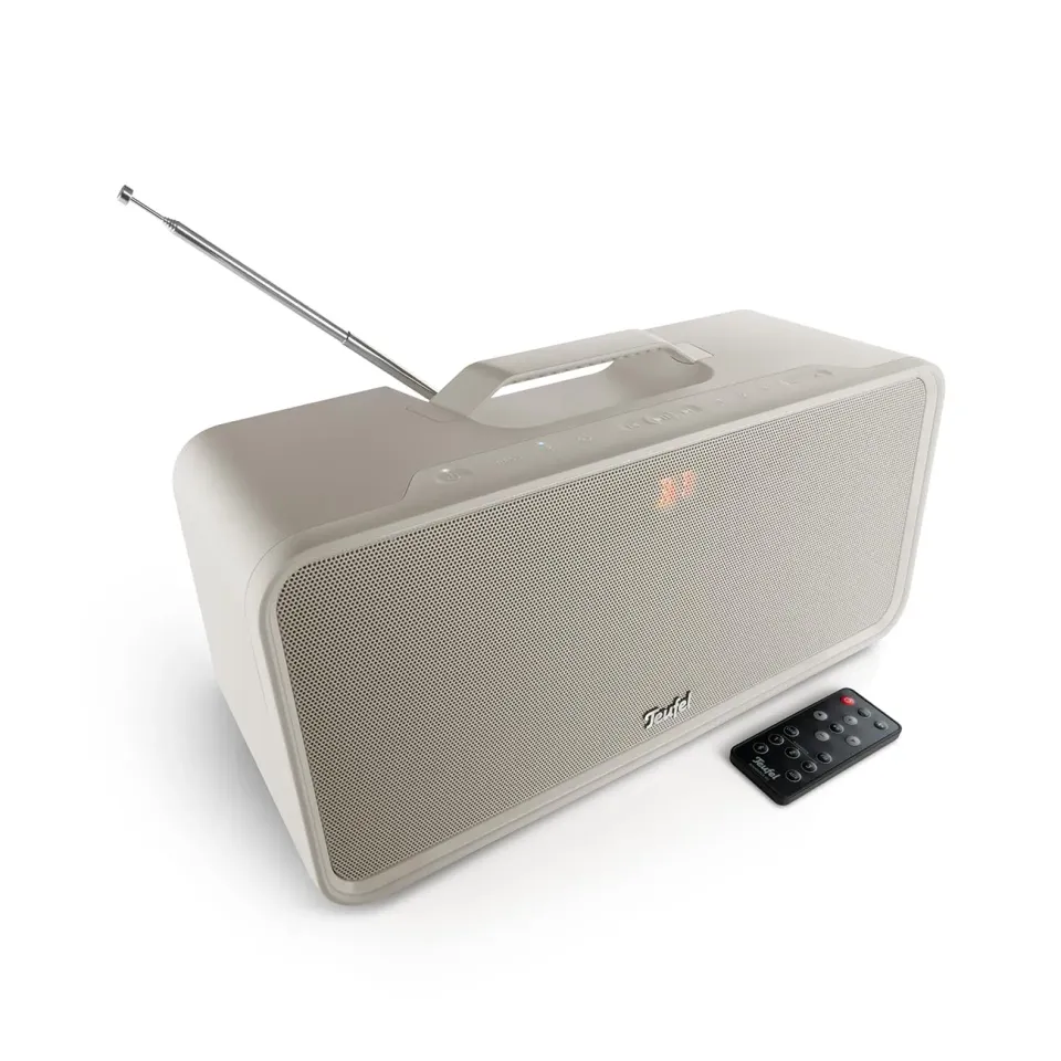 Teufel BOOMSTER enceinte Bluetooth 2.1 Sand White DAB+