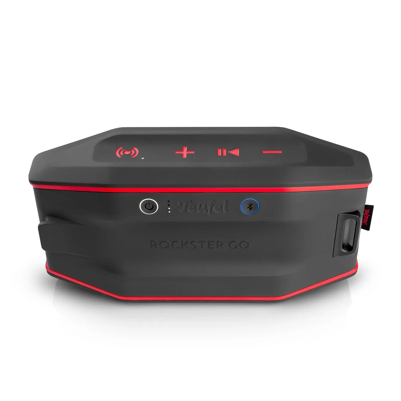 Teufel Rockster Go 2 enceinte Bluetooth noir rouge IP67 28h