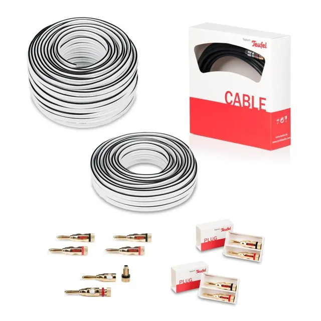 Teufel 5.1 Home Cinéma Cable Set 50qm Performance kit câbles