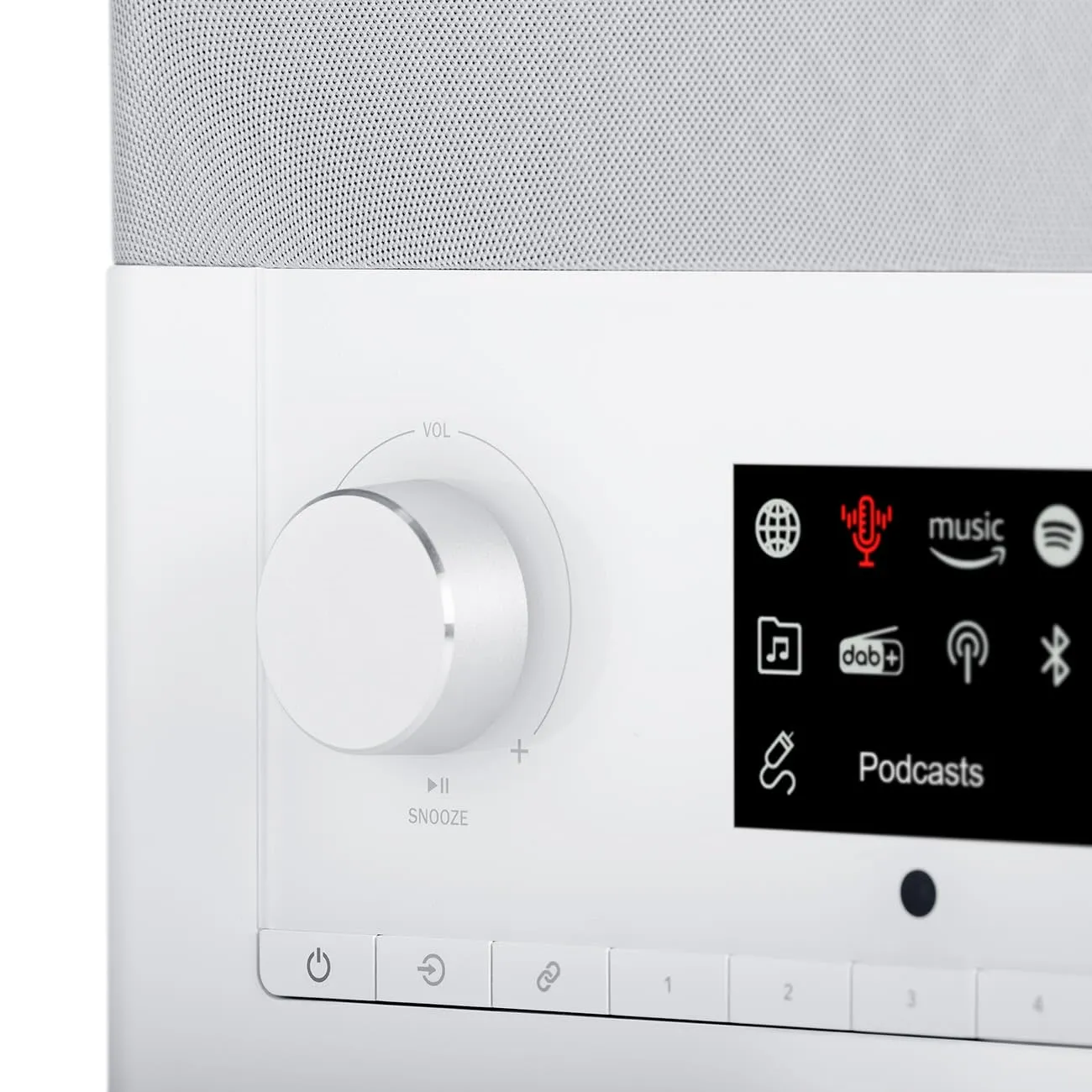 Teufel Radio 3Sixty enceinte radio blanche DAB+ WiFi Bluetooth 360°