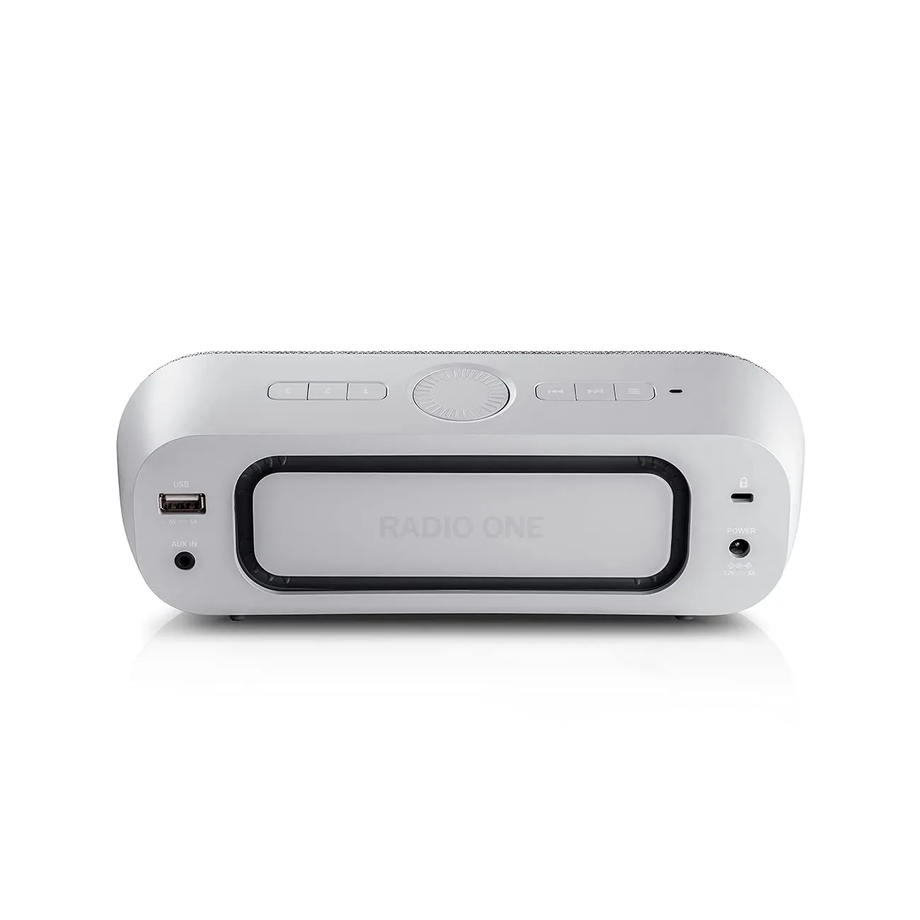 Teufel Radio One radio-réveil Bluetooth DAB+ gris clair