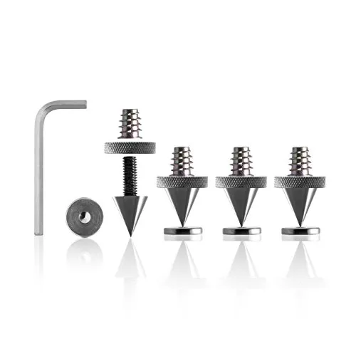 Teufel AC 8544 BA pointes pour enceintes titane 4 pièces métal