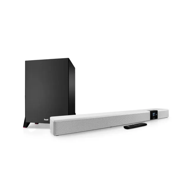 Teufel CINEBAR 22 Power Edition barre de son Dolby Atmos 5.1 blanc