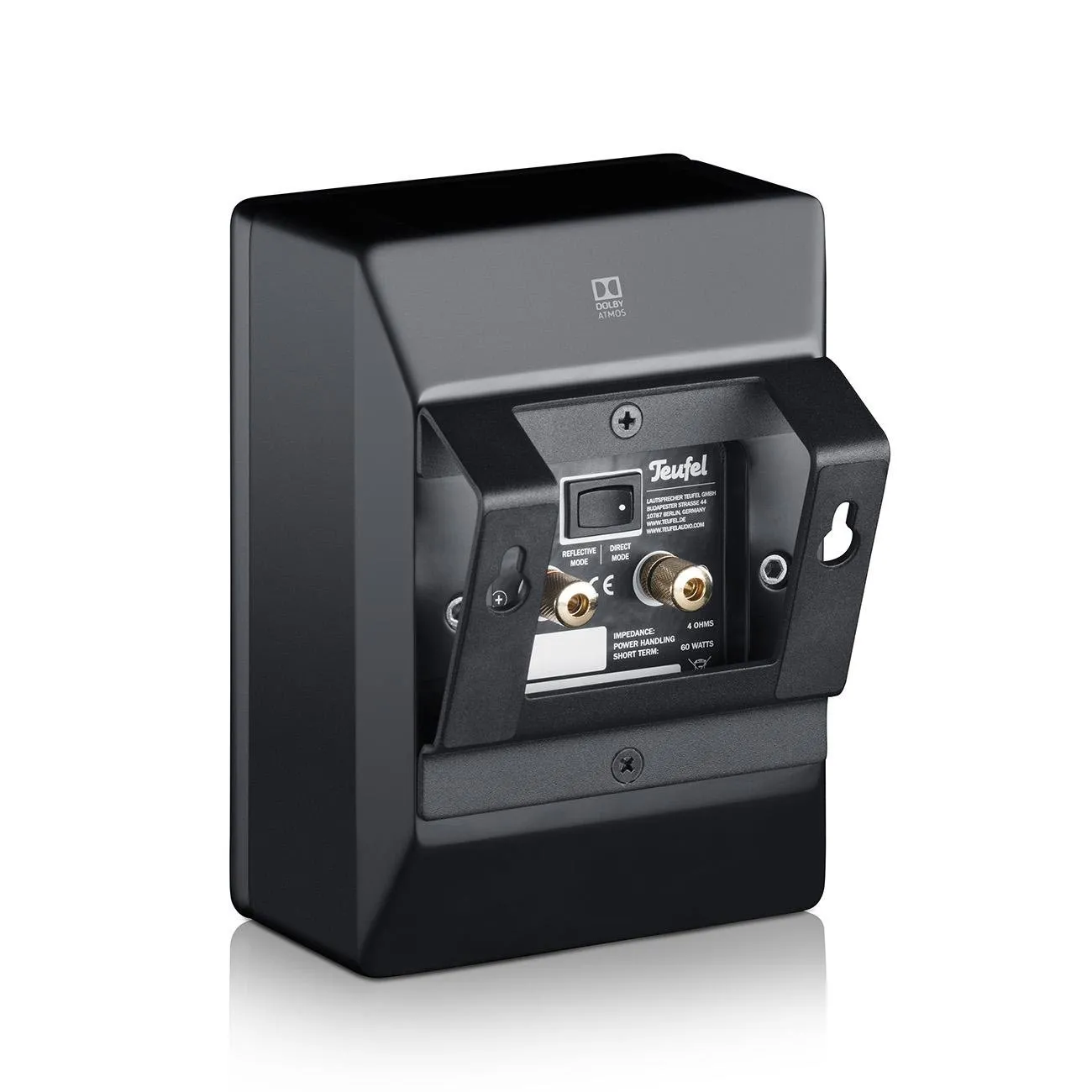 Teufel Reflekt Enceinte Dolby Atmos paire noir effet vertical