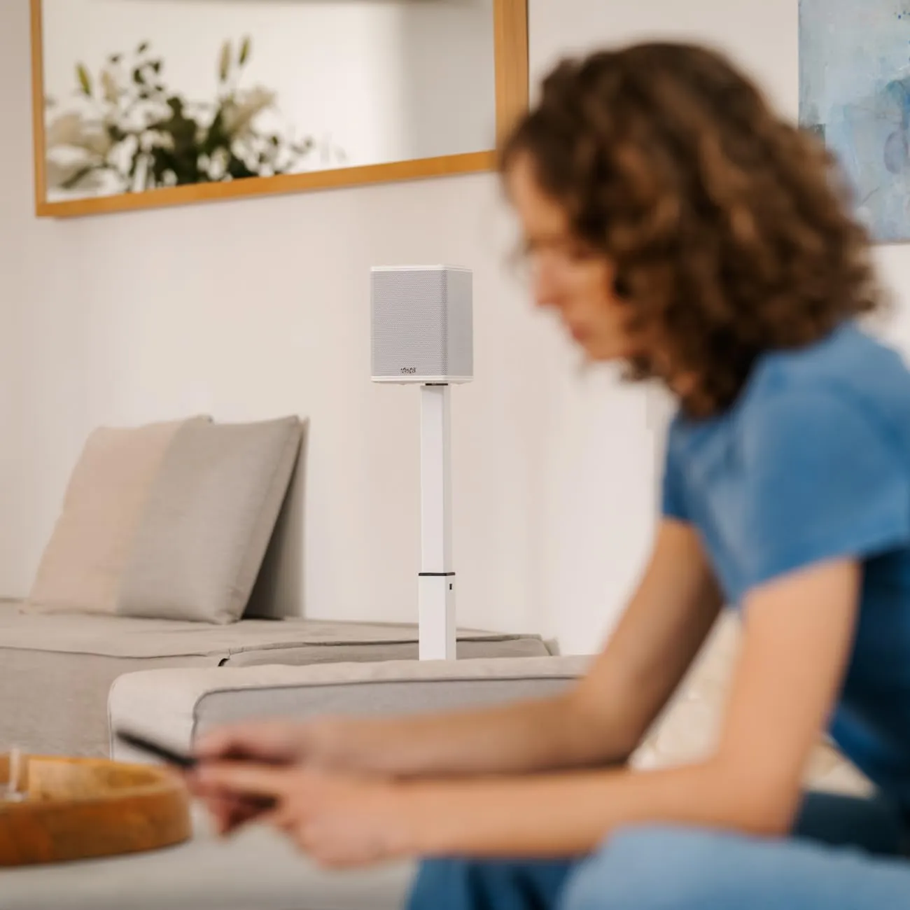 Teufel Cinebar 22 Power barre de son blanche Atmos