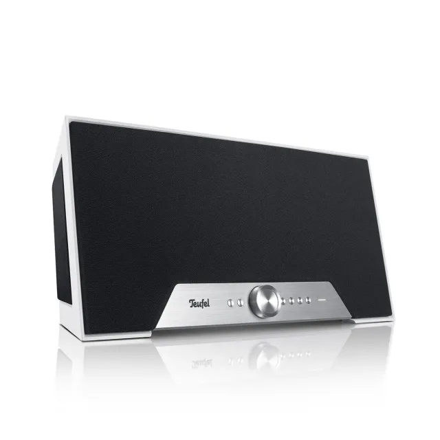 Teufel One M enceinte de streaming Wi-Fi Bluetooth blanche