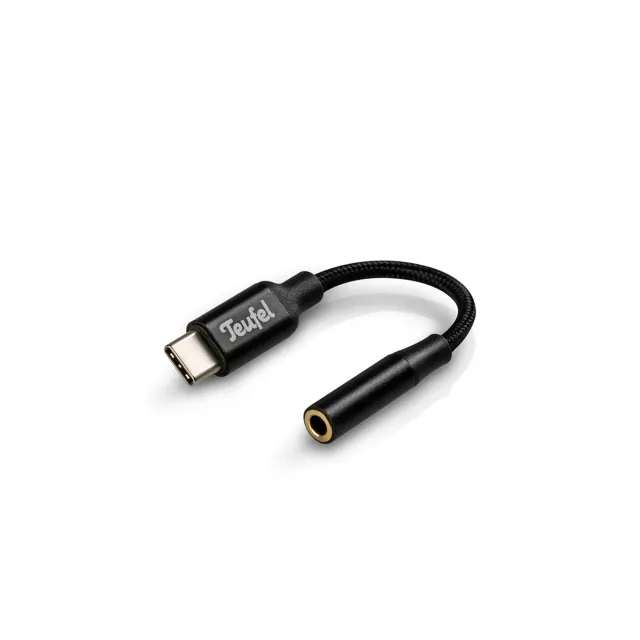 Teufel adaptateur USB-C jack 3,5 mm noir, 11 cm
