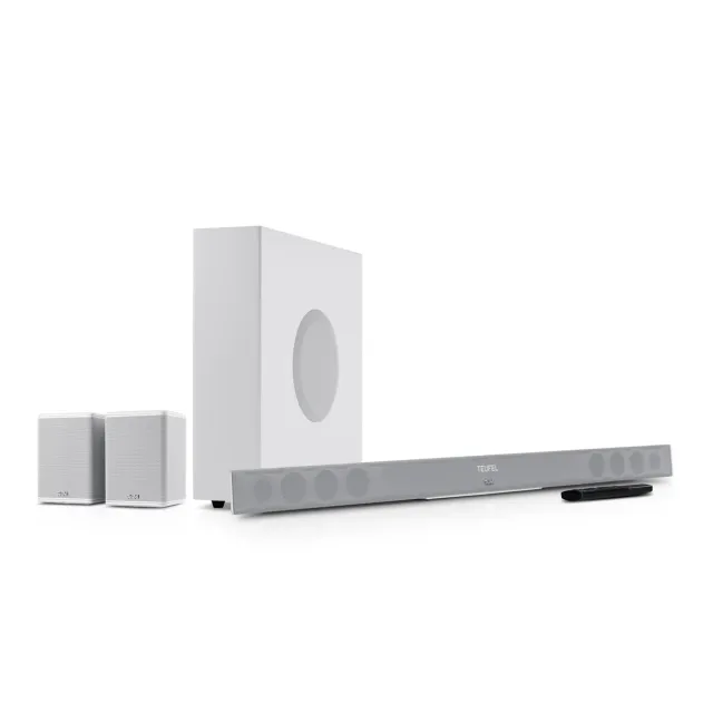 Teufel CINEBAR 11 4.1 Mk4 barre de son Dolby Atmos blanche