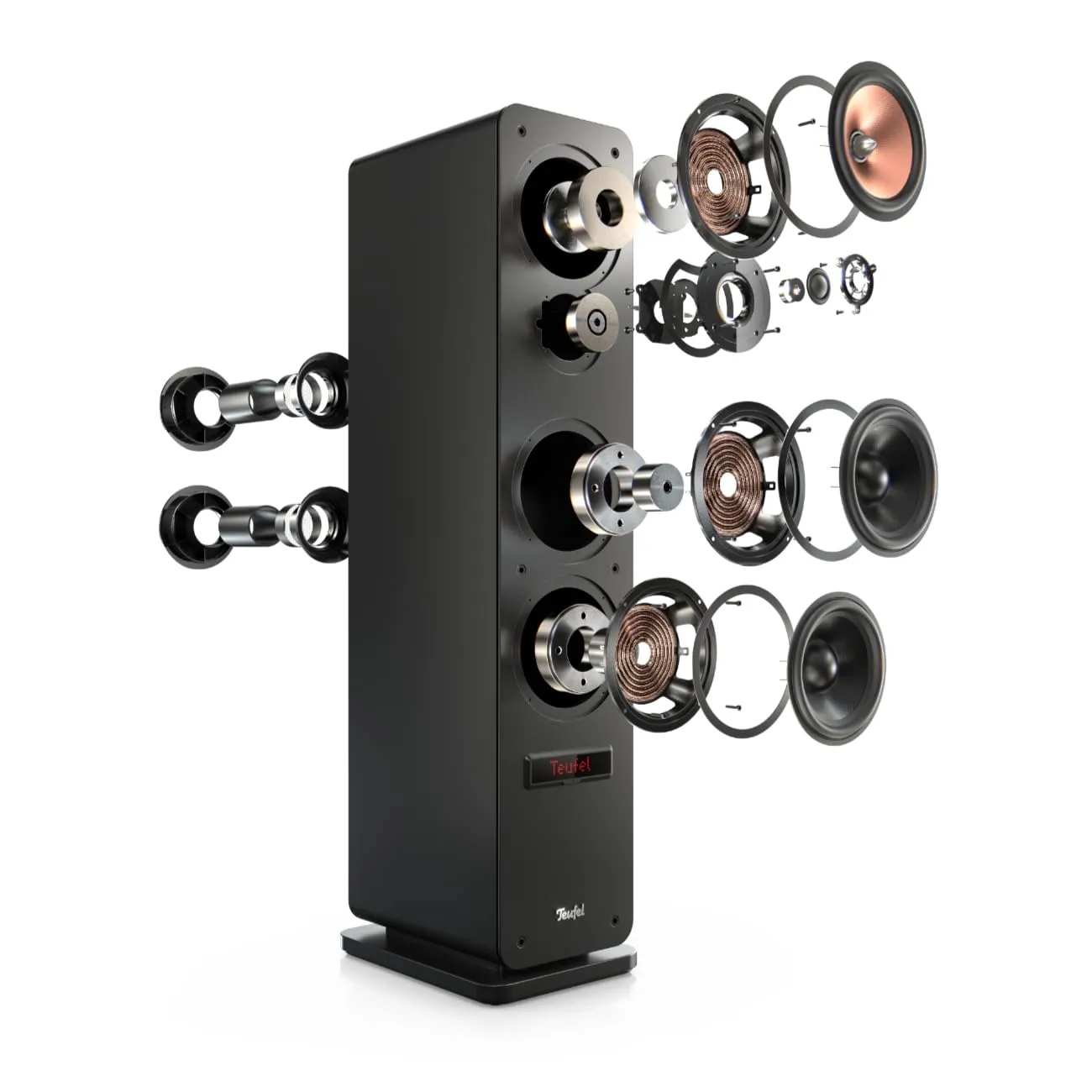 Teufel Ultima 40 Active 3 enceintes colonnes actives noires