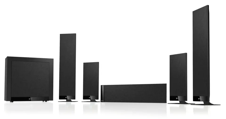 KEF T205 System set enceintes 5.1 noir 750 W plat