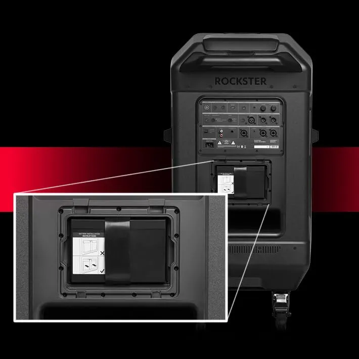 Teufel Rockster 2 batterie LiFePO4 noir rechange