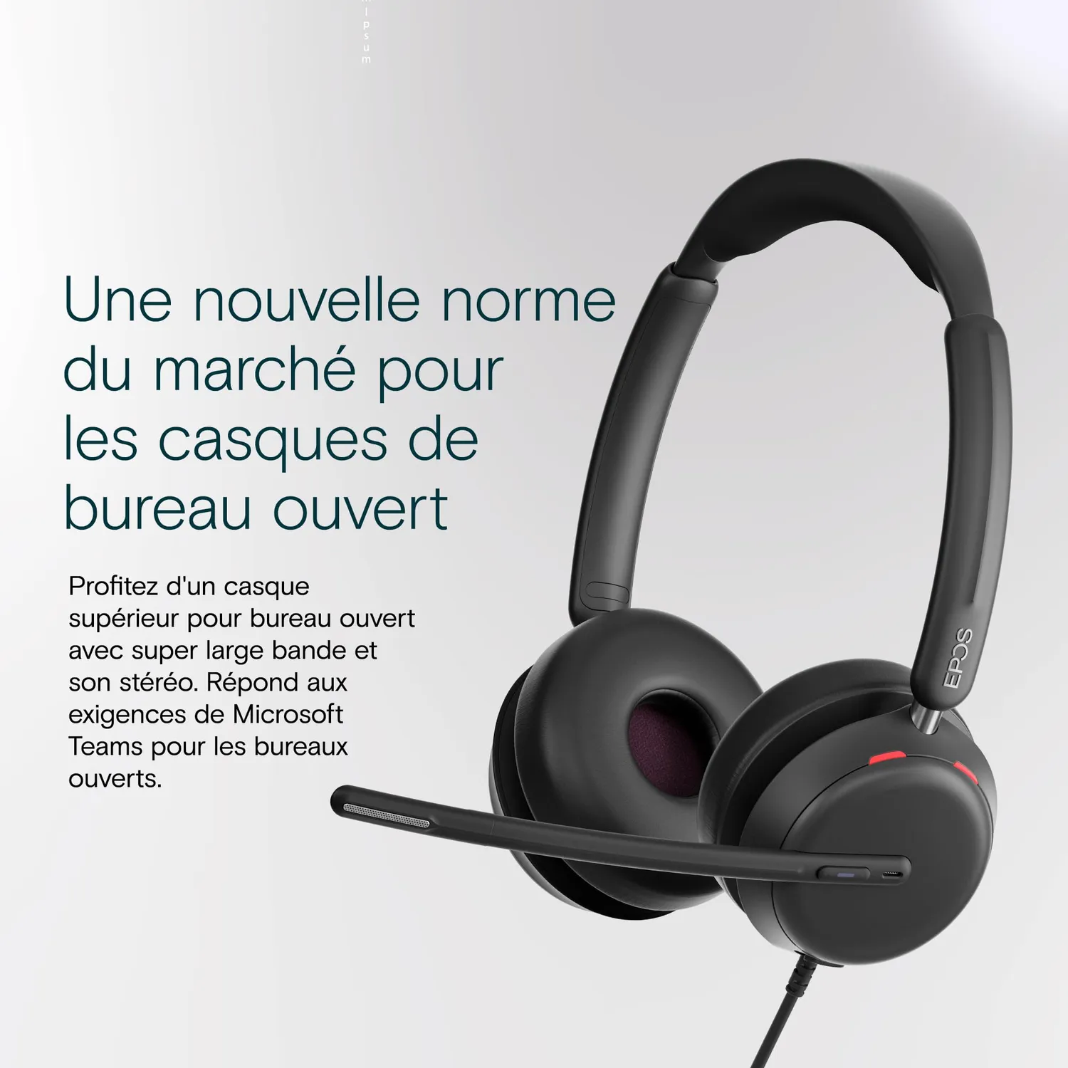 EPOS IMPACT 860T casque USB-C Teams stéréo filaire
