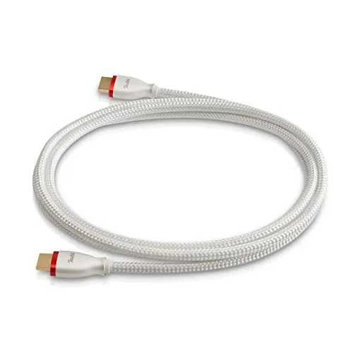 Teufel HDMI 2.1 câble HDMI rond 2 m blanc 8K