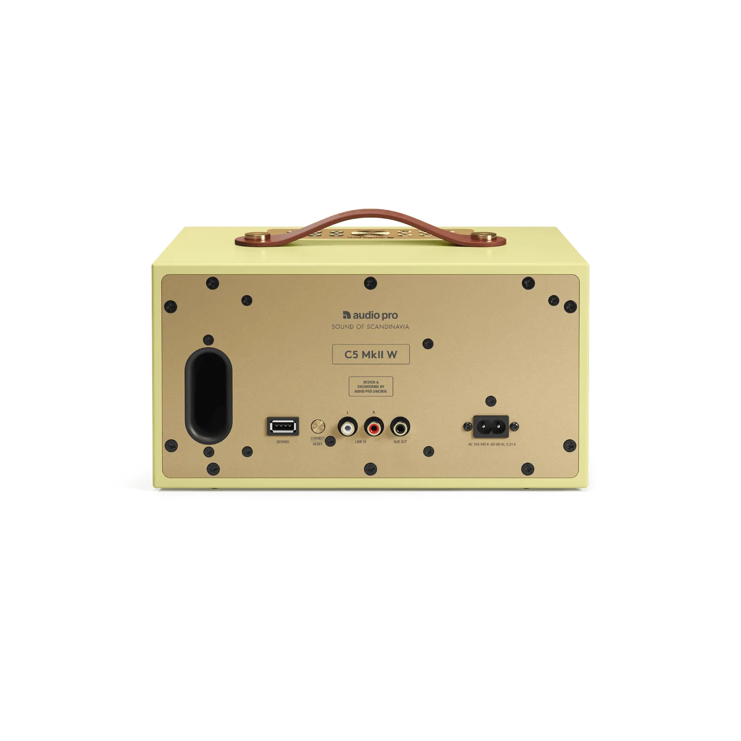 Audio Pro C5 MkII W Classic Yellow enceinte multiroom jaune compacte