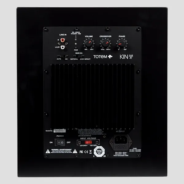 Totem Acoustic KIN Sub 10 caisson de basses