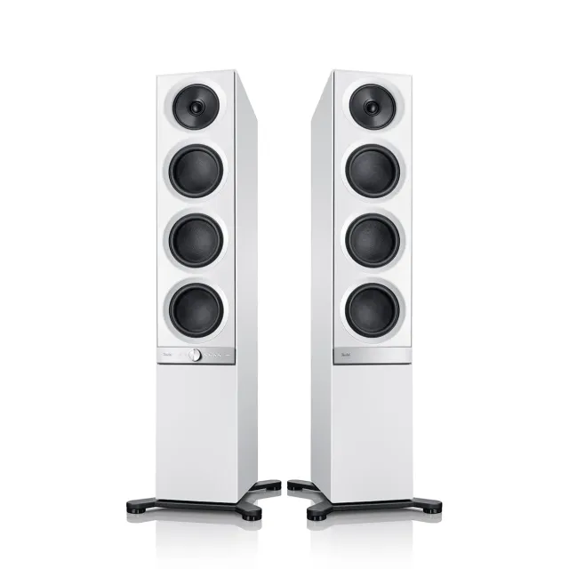 Teufel STEREO L paire d’enceintes colonne Wi-Fi blanches