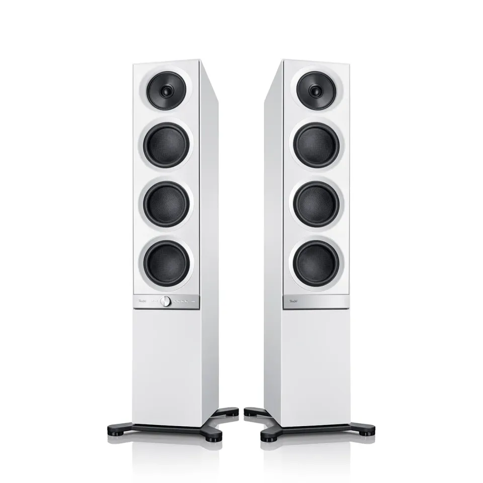 Teufel STEREO L paire d’enceintes colonne Wi-Fi blanches