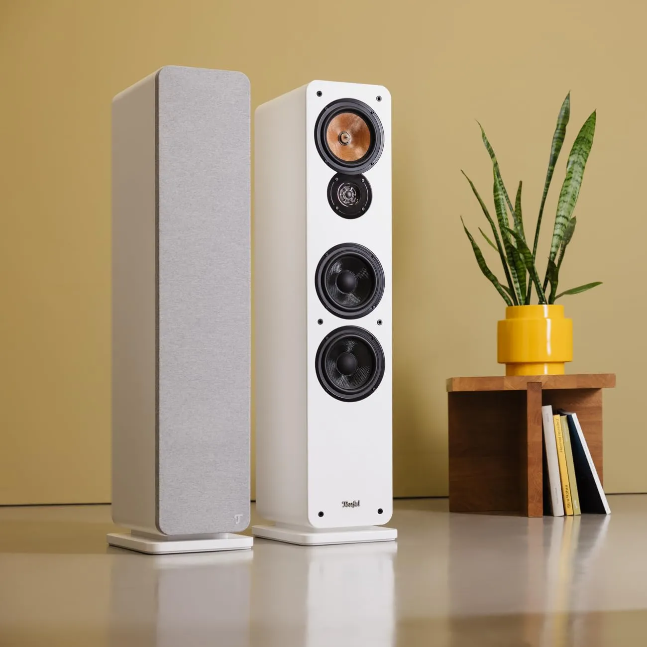 Teufel ULTIMA 40 Mk4 enceintes colonnes blanches paire 3 voies