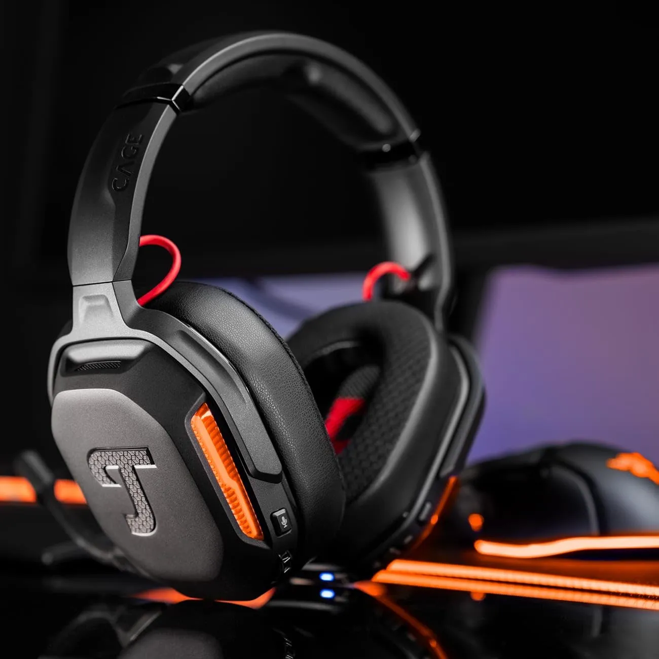 Teufel CAGE PRO casque gaming sans fil noir Bluetooth 68 h
