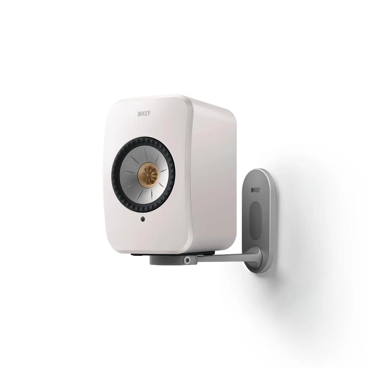 KEF P1 support de bureau LSX argent aluminium