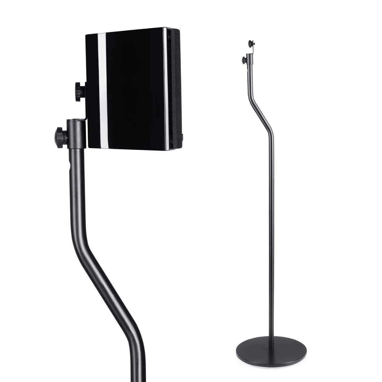 Teufel AC 1001 pied d’enceinte satellite noir, paire en métal
