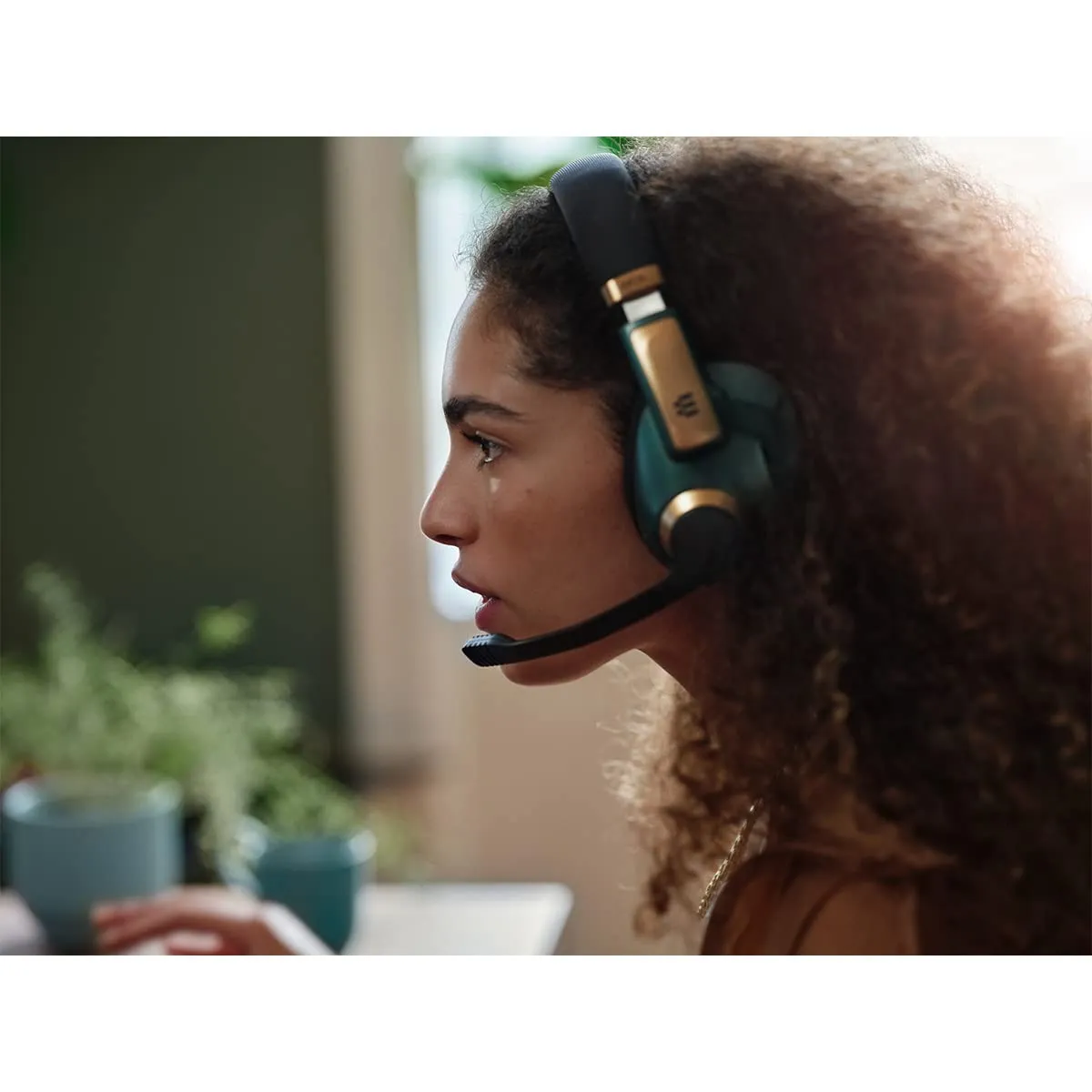 EPOS H3Pro Hybrid casque gaming Bluetooth vert ANC mixage audio