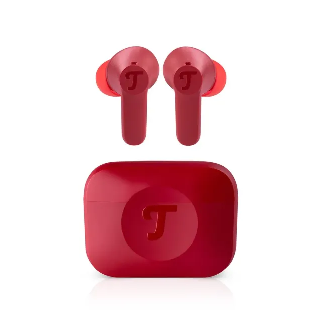 Teufel Airy TWS 2 écouteurs Bluetooth rouge ANC IPX4 tactile