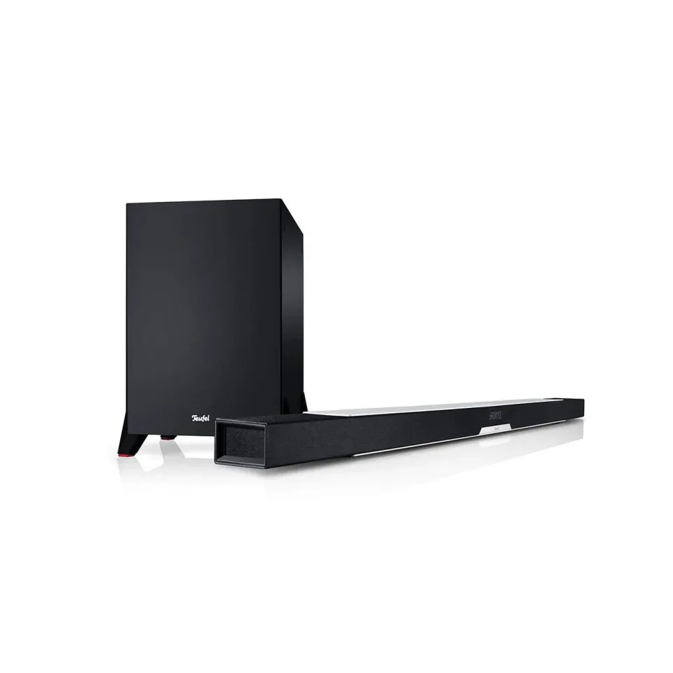 Teufel CINEBAR LUX Ambition barre de son blanche avec caisson T 8