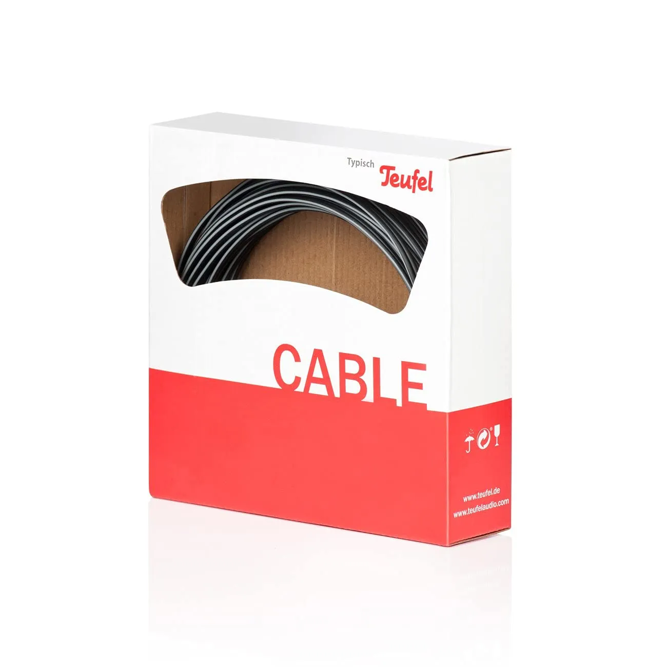 Teufel C1030S câble enceinte 30 m 1,0 mm² noir