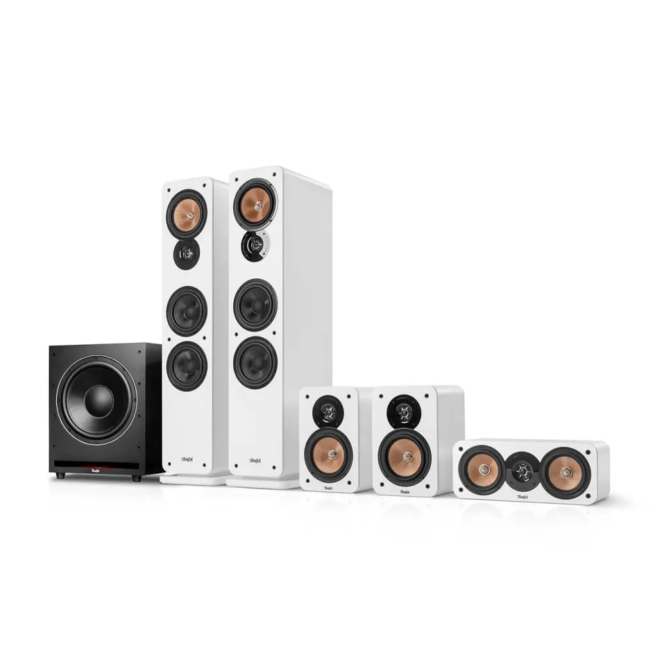 Teufel Ultima 40 home cinéma 5.1 blanc 3 voies
