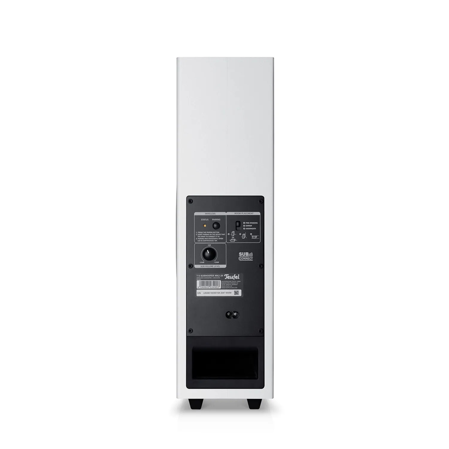 Teufel CINEBAR One+ 2.1 barre de son blanche avec caisson