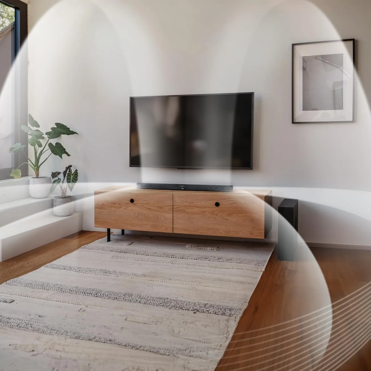 Teufel CINEBAR 11 Mk4 barre de son blanche Atmos