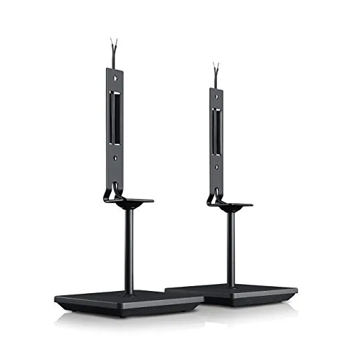 Teufel CS 75 FS pieds enceintes paire noir câblés