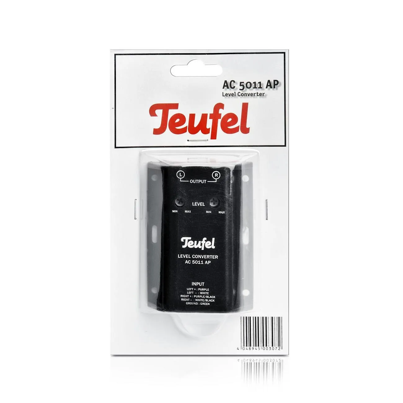 Teufel AC 5011 AP Level Converter convertisseur haut niveau RCA