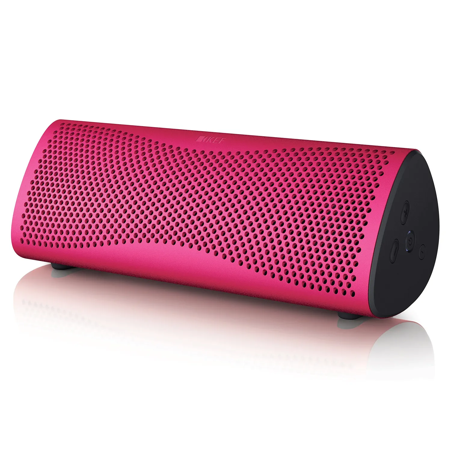 KEF MUO enceinte Bluetooth rose brillant