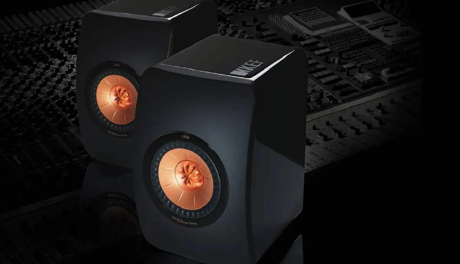 KEF LS50 enceintes bibliothèque paire Uni-Q