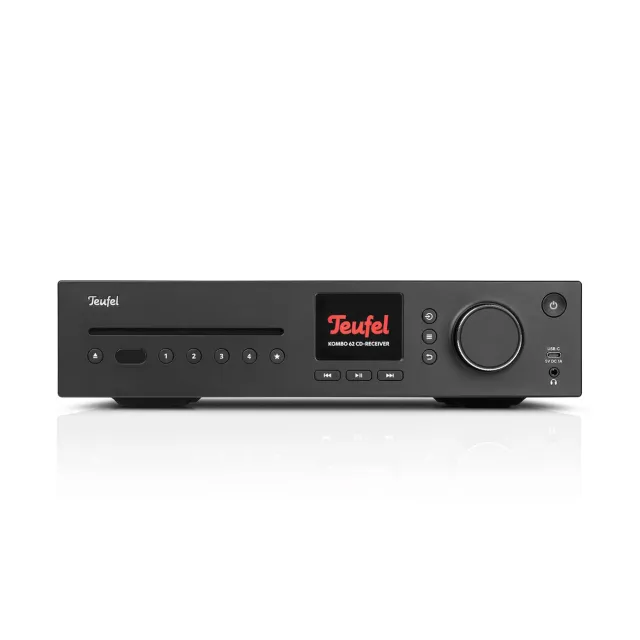 Teufel KOMBO 62 CD-Receiver récepteur CD stéréo Night Black
