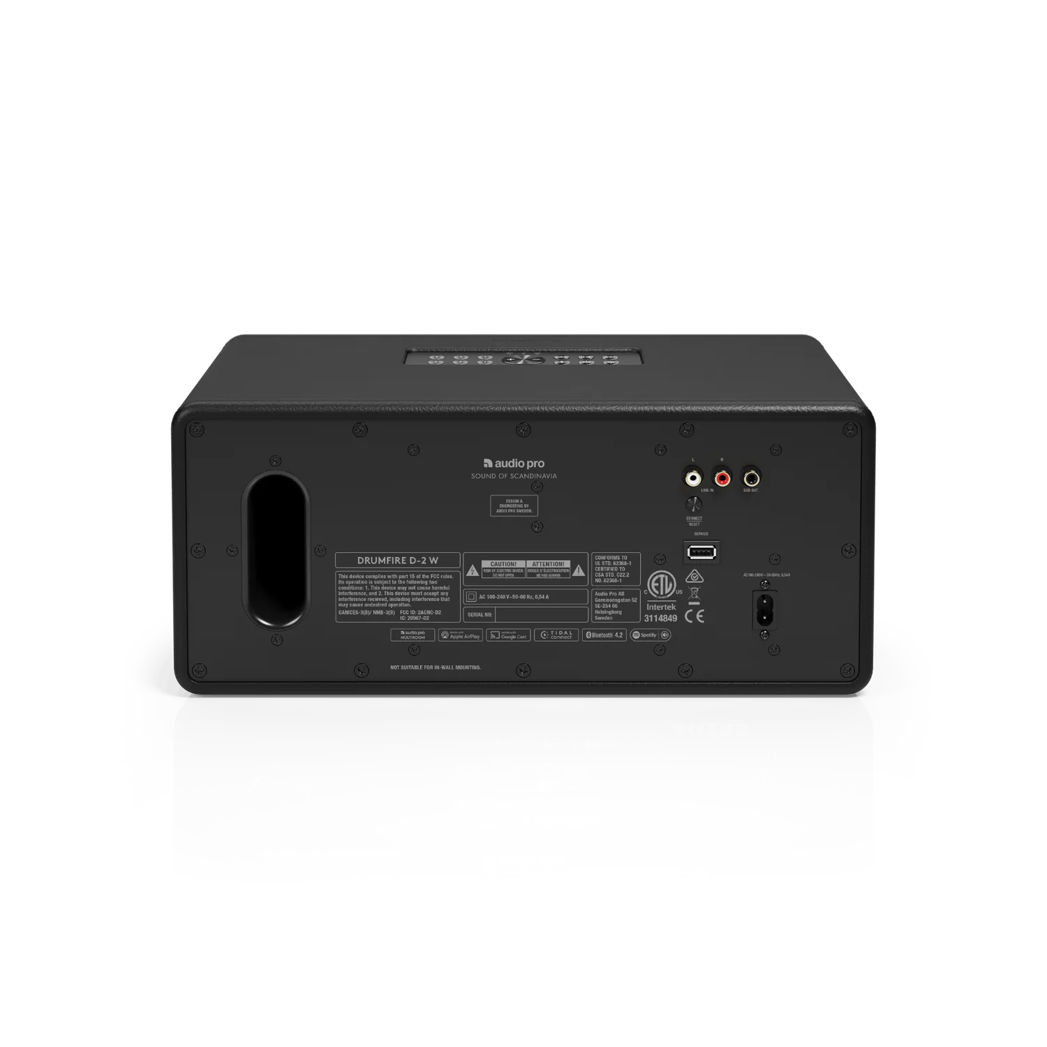 Audio Pro D-2 W enceinte multiroom noire