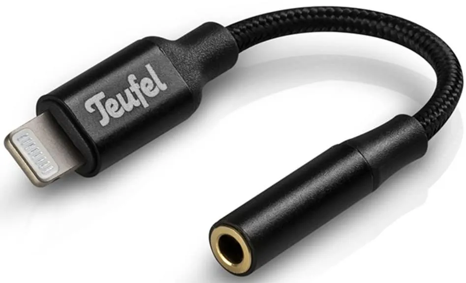 Teufel adaptateur Lightning vers jack 3,5 mm noir