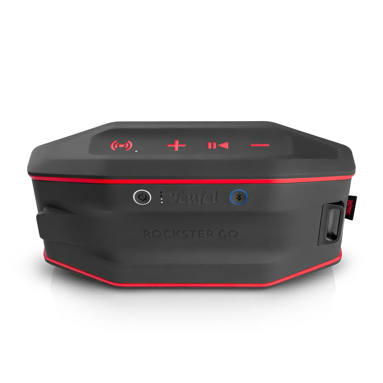 Teufel ROCKSTER GO 2 enceinte Bluetooth stéréo noir et rouge IP67