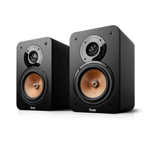 Teufel ULTIMA 20 Mk4 enceintes bibliothèque blanches bass-reflex