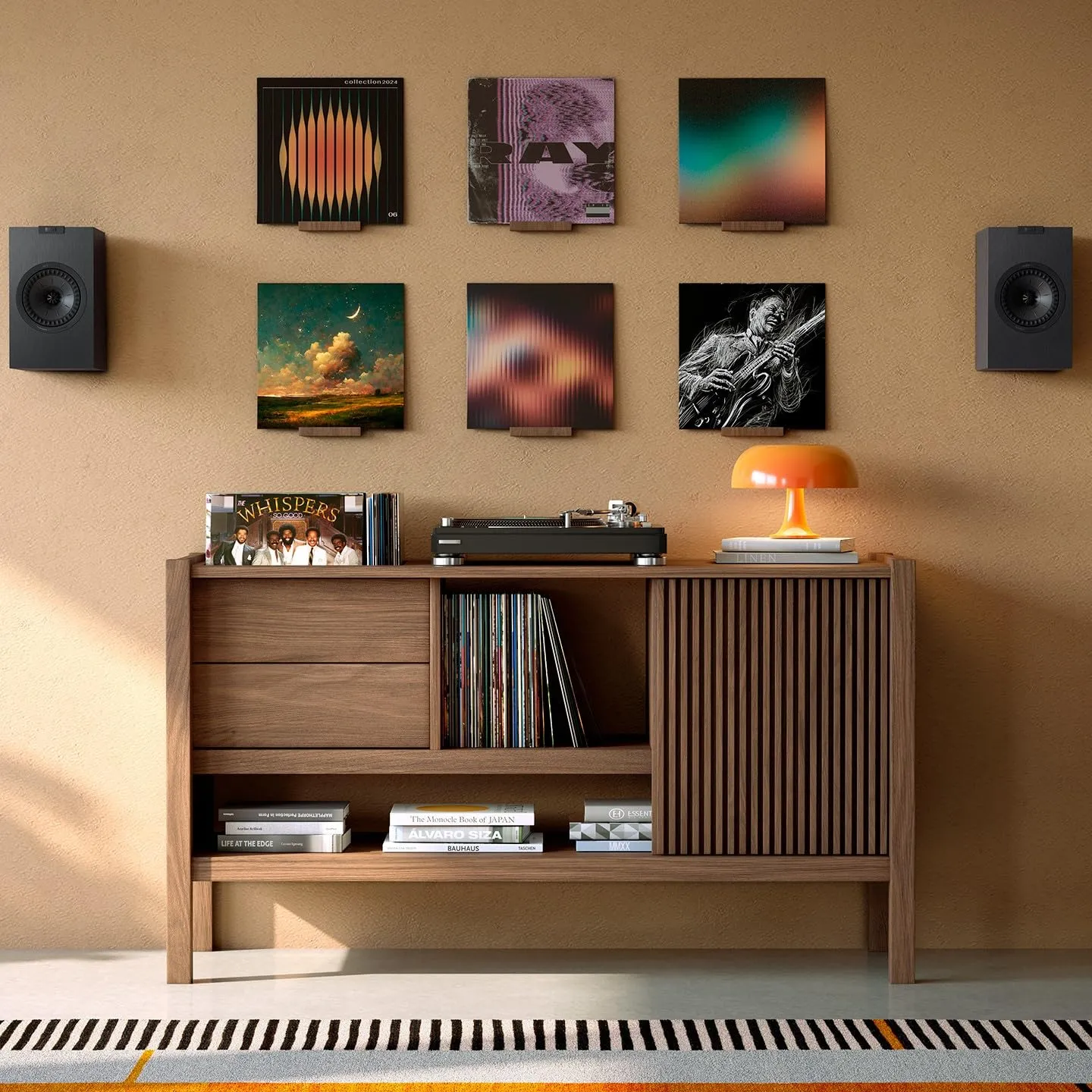 KEF Q1 Meta enceintes bibliothèque noires satinées 2 voies