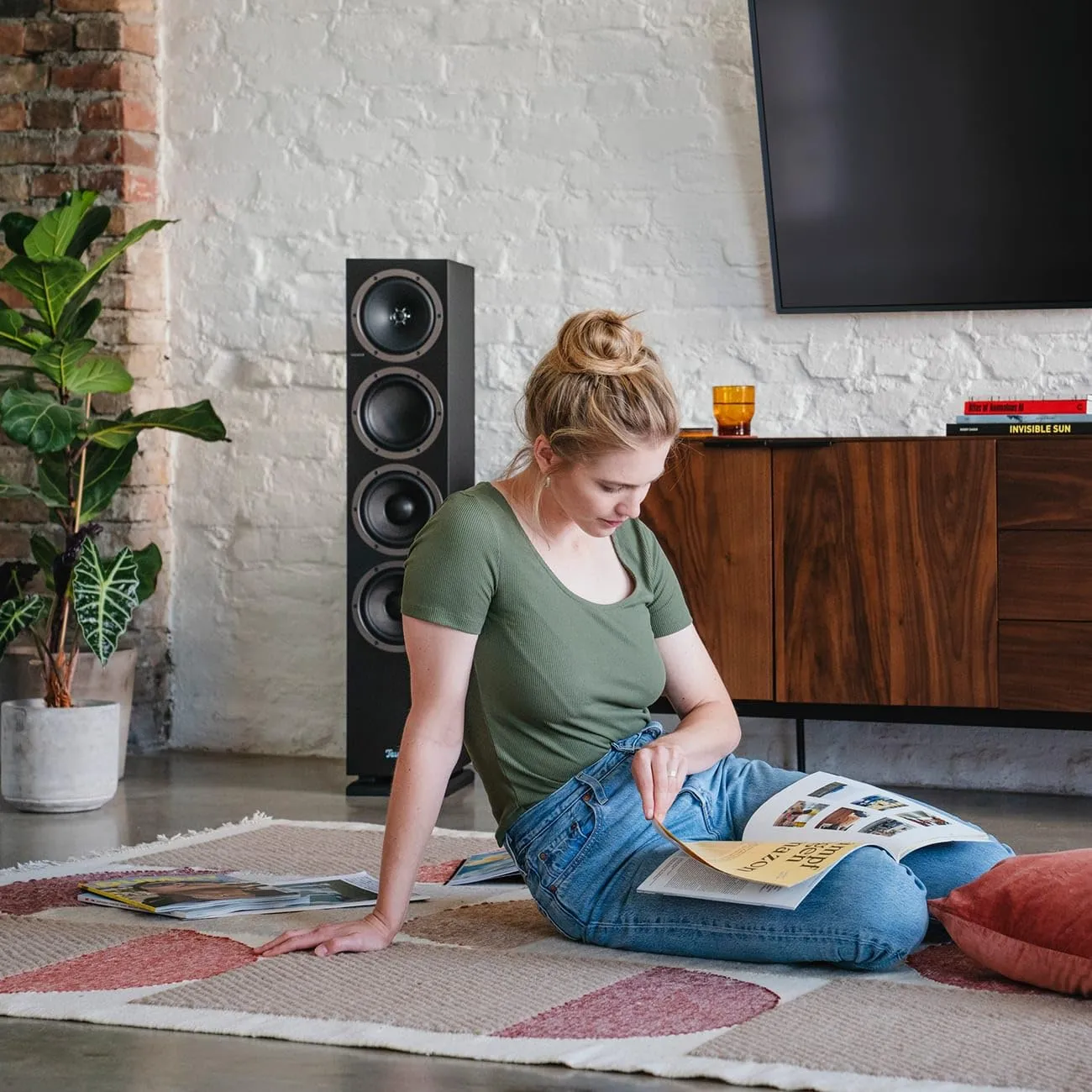 Teufel THEATER 500 paire d’enceintes colonnes stéréo noires
