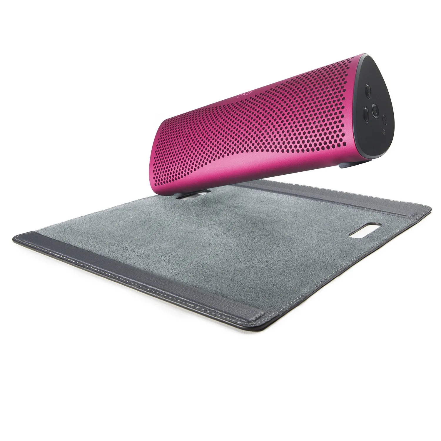 KEF MUO enceinte Bluetooth rose brillant