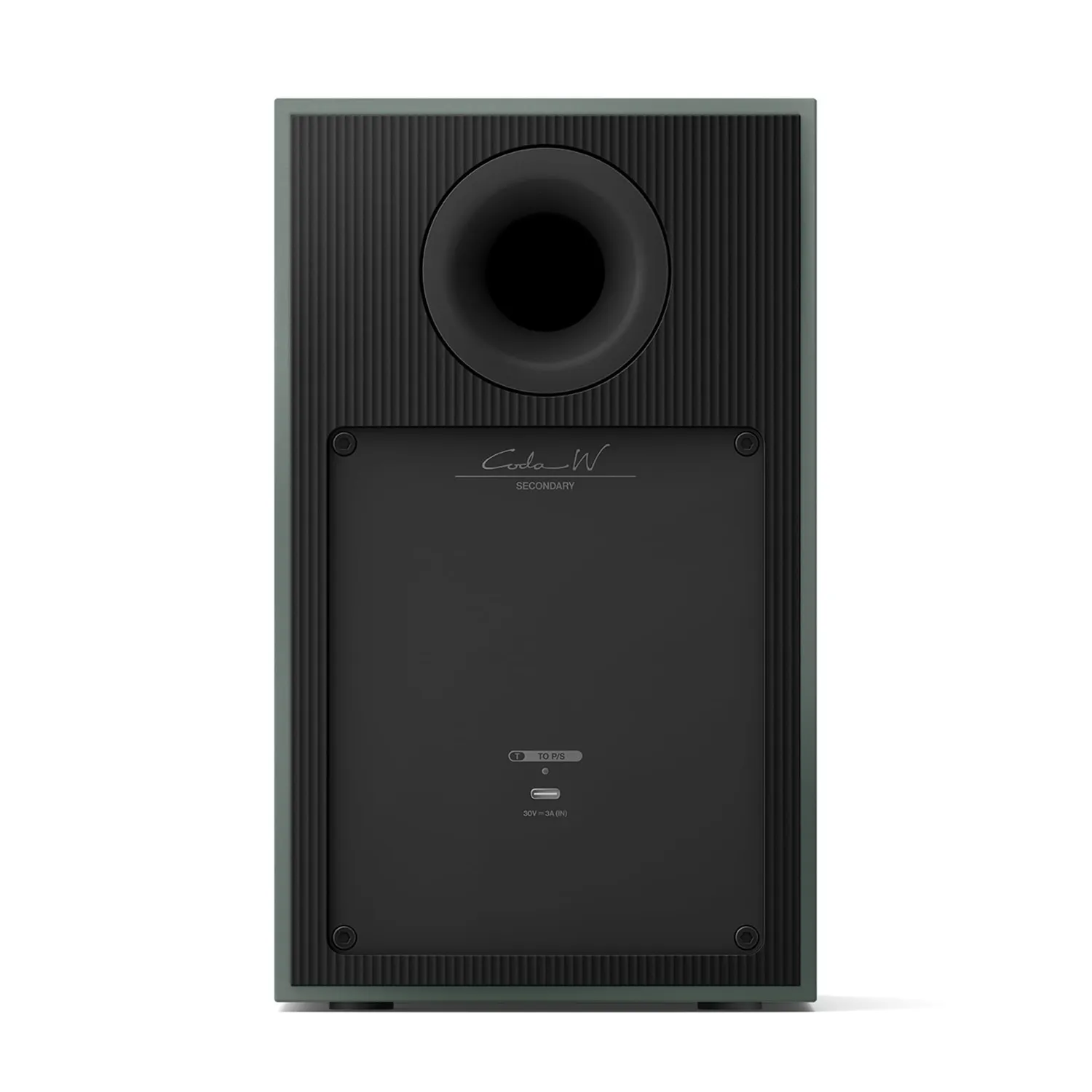 KEF Coda W enceintes bibliothèque sans fil vertes hi-fi