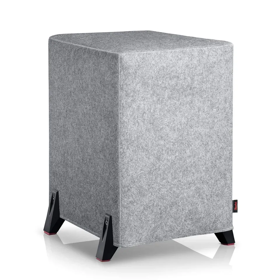 Teufel T 10 housse caisson gris clair textile
